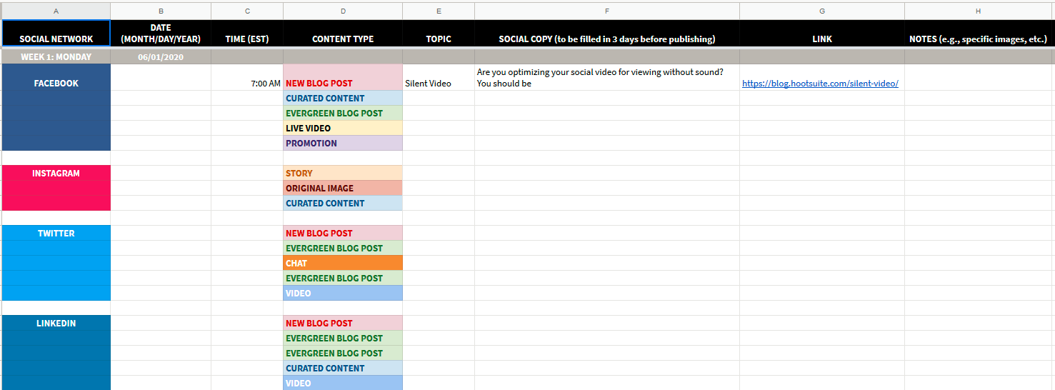 What is the biggest mistake companies make in creating a social media calendar? 