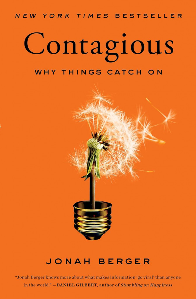 Contagious by Jonah Berger book cover