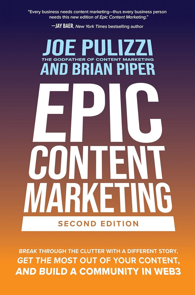 Epic Content Marketing by Joe Pulizzi book cover