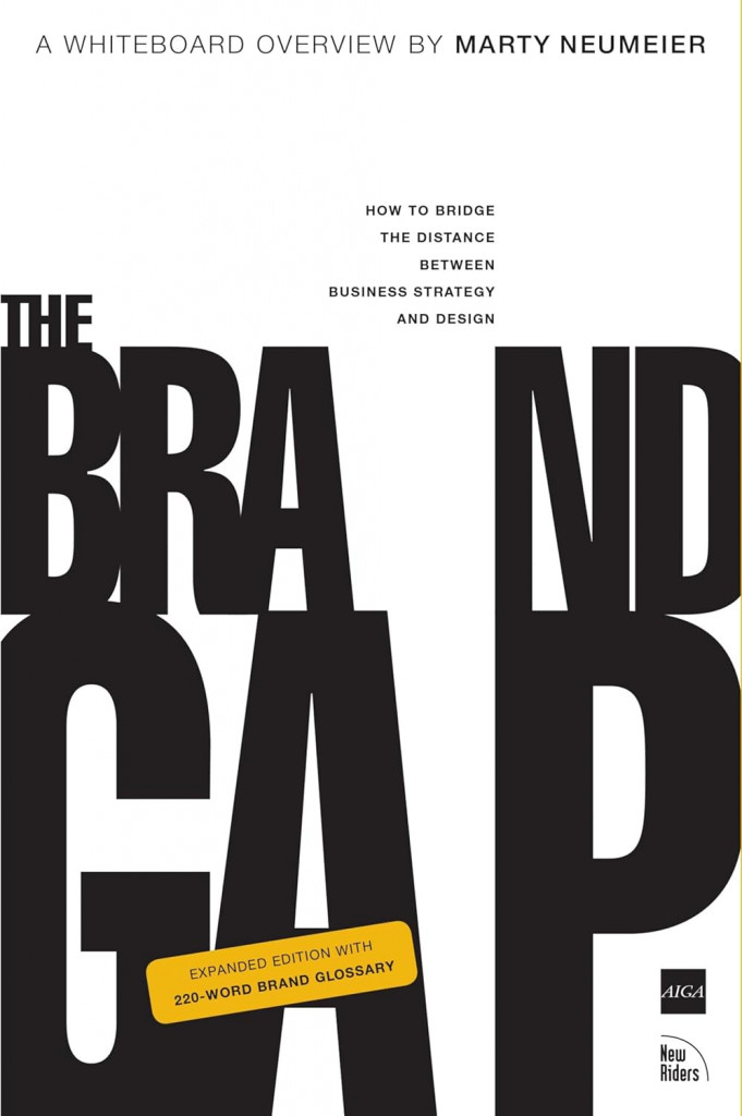 The Brand Gap by Marty Neumeier book cover