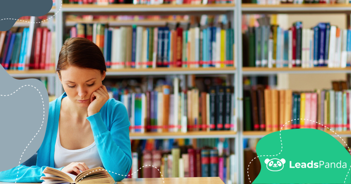 Ultimate List of Marketing Books blog header image by LeadsPanda